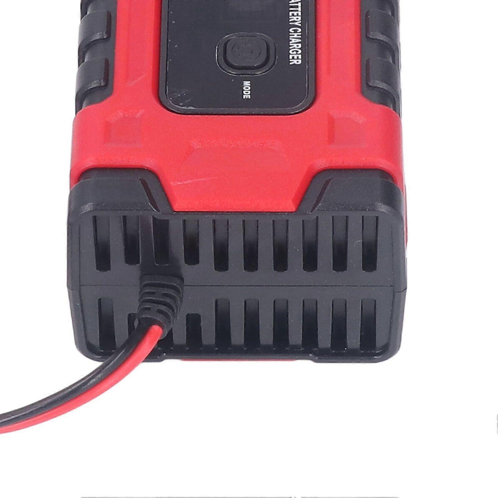 Wysokiej jakości ładowarka akumulatorów FOXSUR 12 V/24 V z dużym wyświetlaczem i inteligentną naprawą