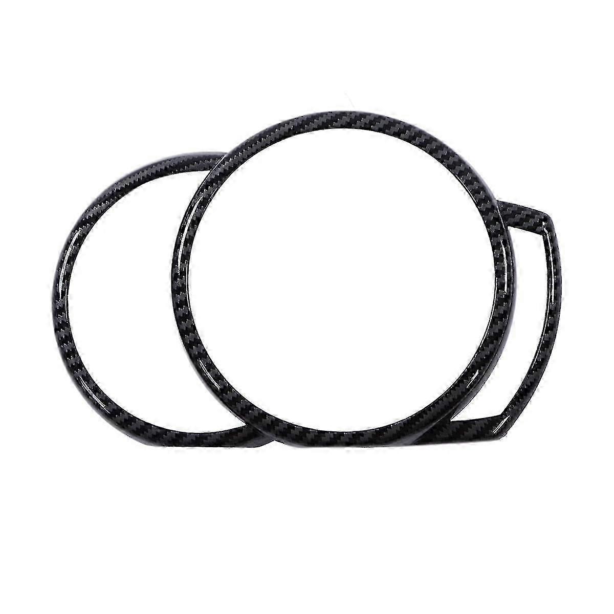 For Carbon Fiber Style Dashboard Panel Frame Cover - Trim for Hatchback F54 F55 F56 F57, Interior Accessory