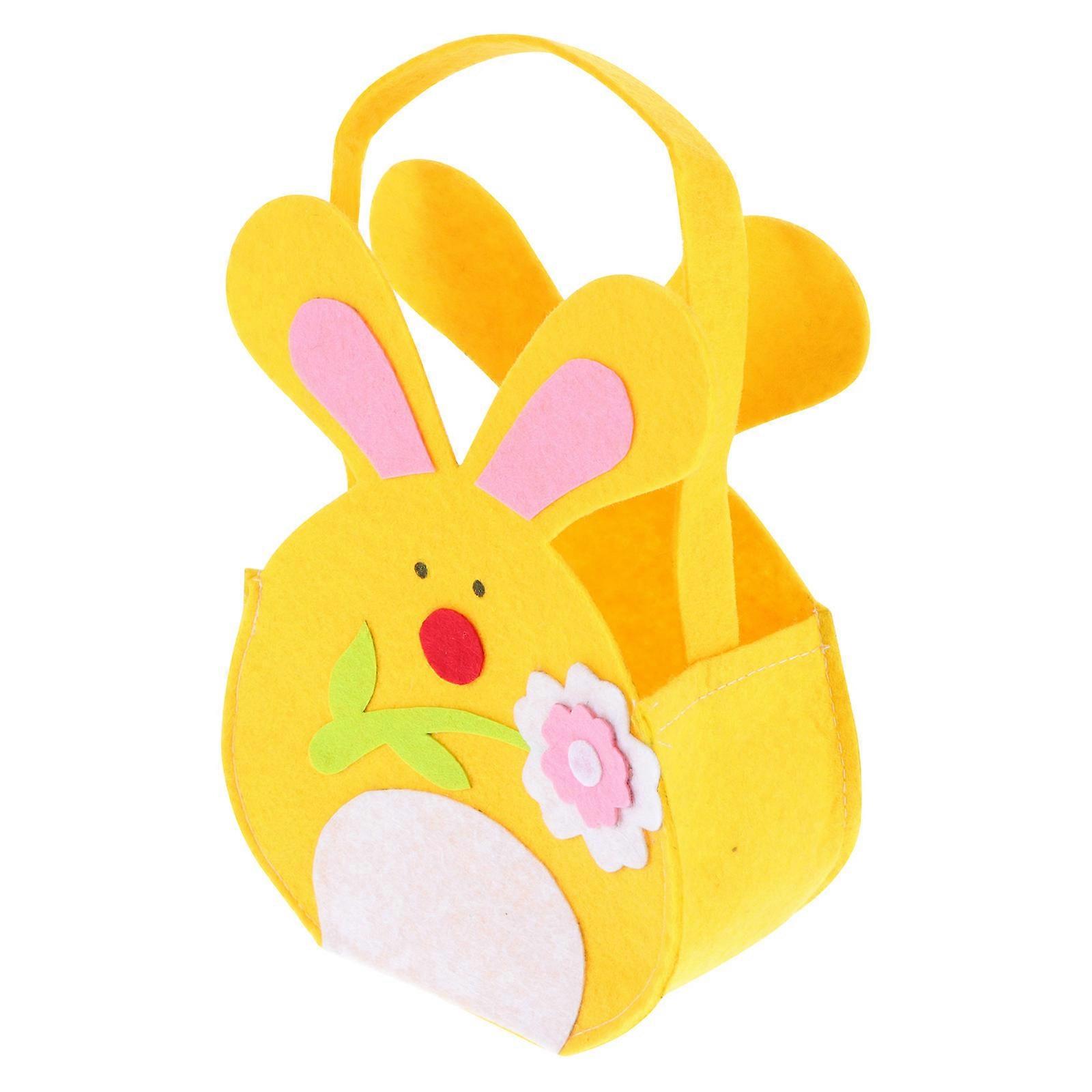 Lovely Gift Packaging For Easter Celebration Candy Bag For Kids Rectangular 6.9X5.3X2.8In 1Pcs