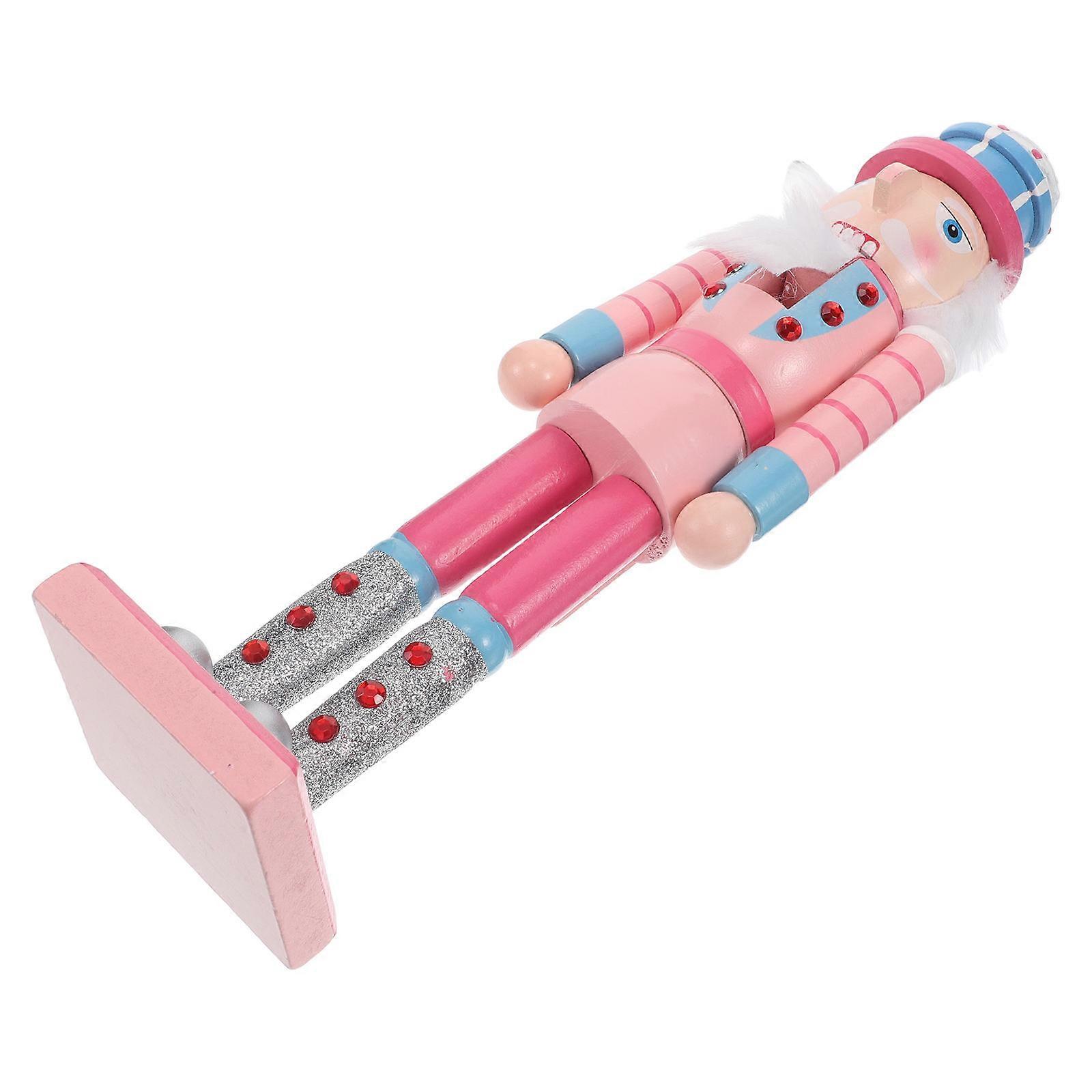 Christmas Nutcracker Wooden Nutcracker Decoration for Decor Multi Color