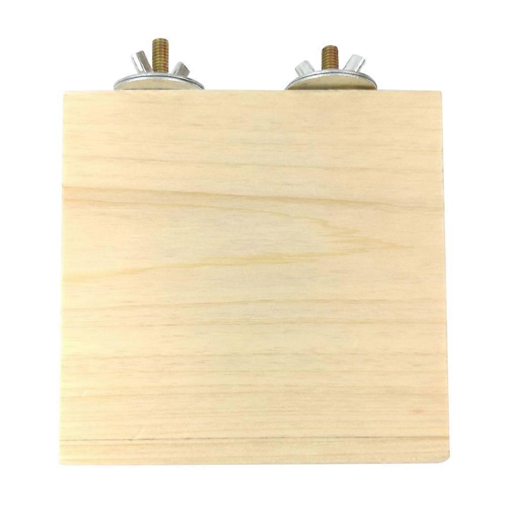 Hamster Platform Wooden Climbing Toy for Small Pets 2Pcs Bundle