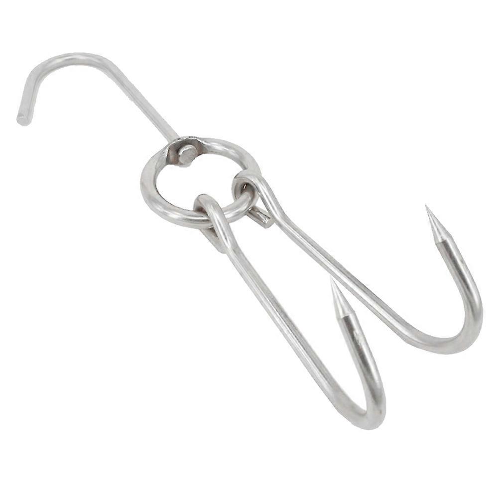 Stainless Steel Meat Hanger For Hunters And Households To Use In Meat Slaughtering With 4cm Diameter 6Pcs