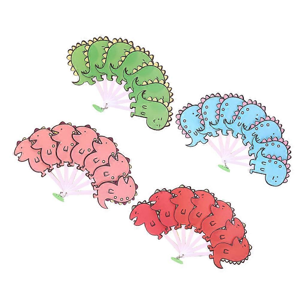 Cooling Fan Summer Folding Fan for Cooling Use 4Pcs Portable Set