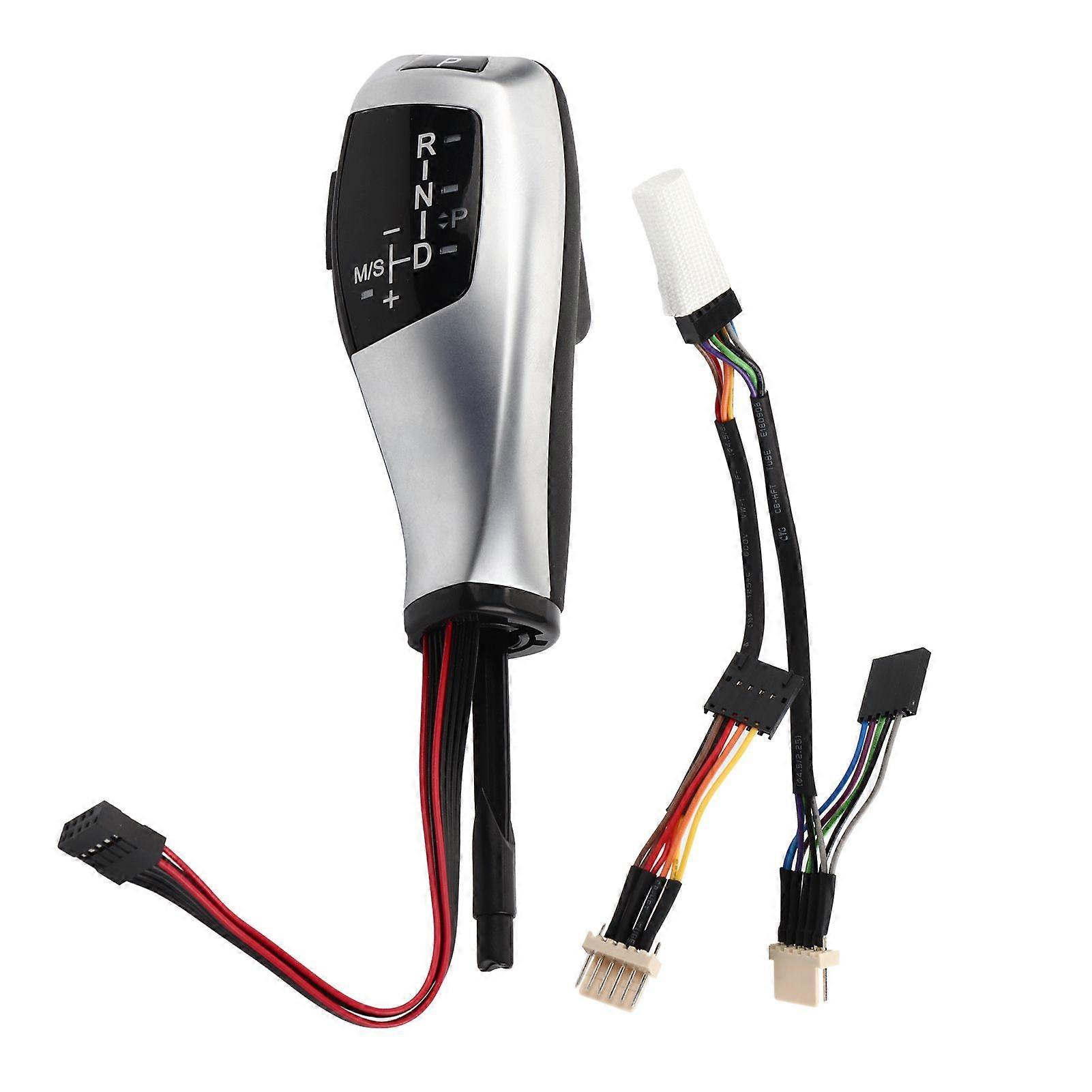 LHD Automatic LED Gear Shift Knob for E90 E91 E93 E81 E82 E84 E87 E88 E89 Sliver