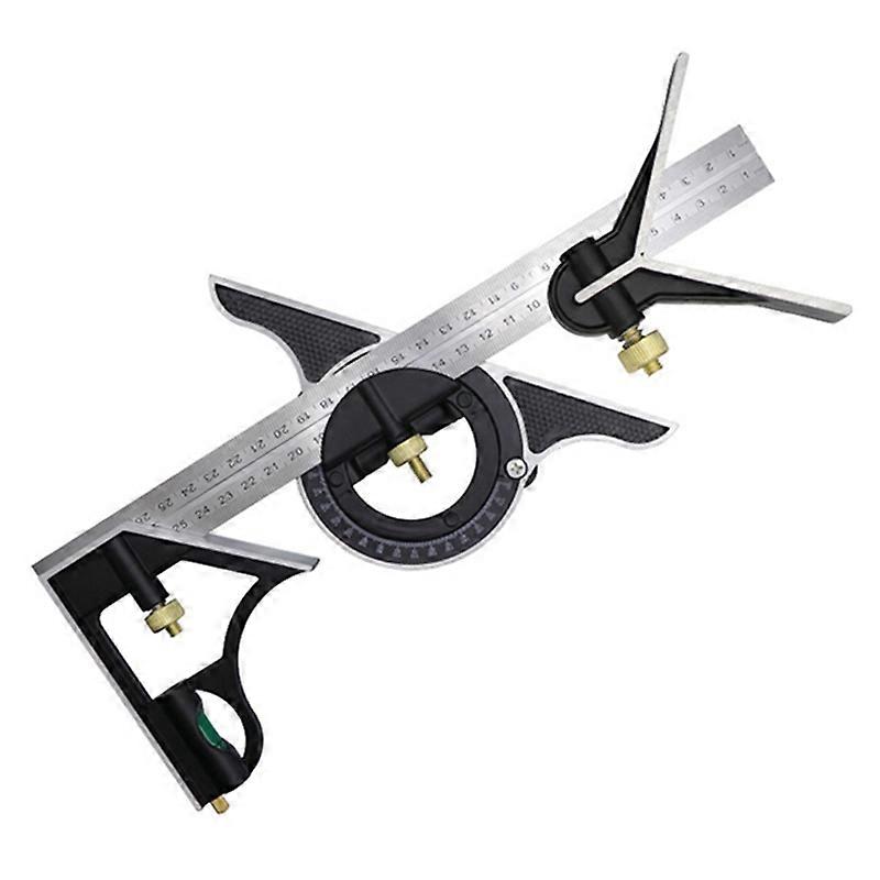 300Mm Movable Combination Square Carpenter 90&45 Degrees Turn Square