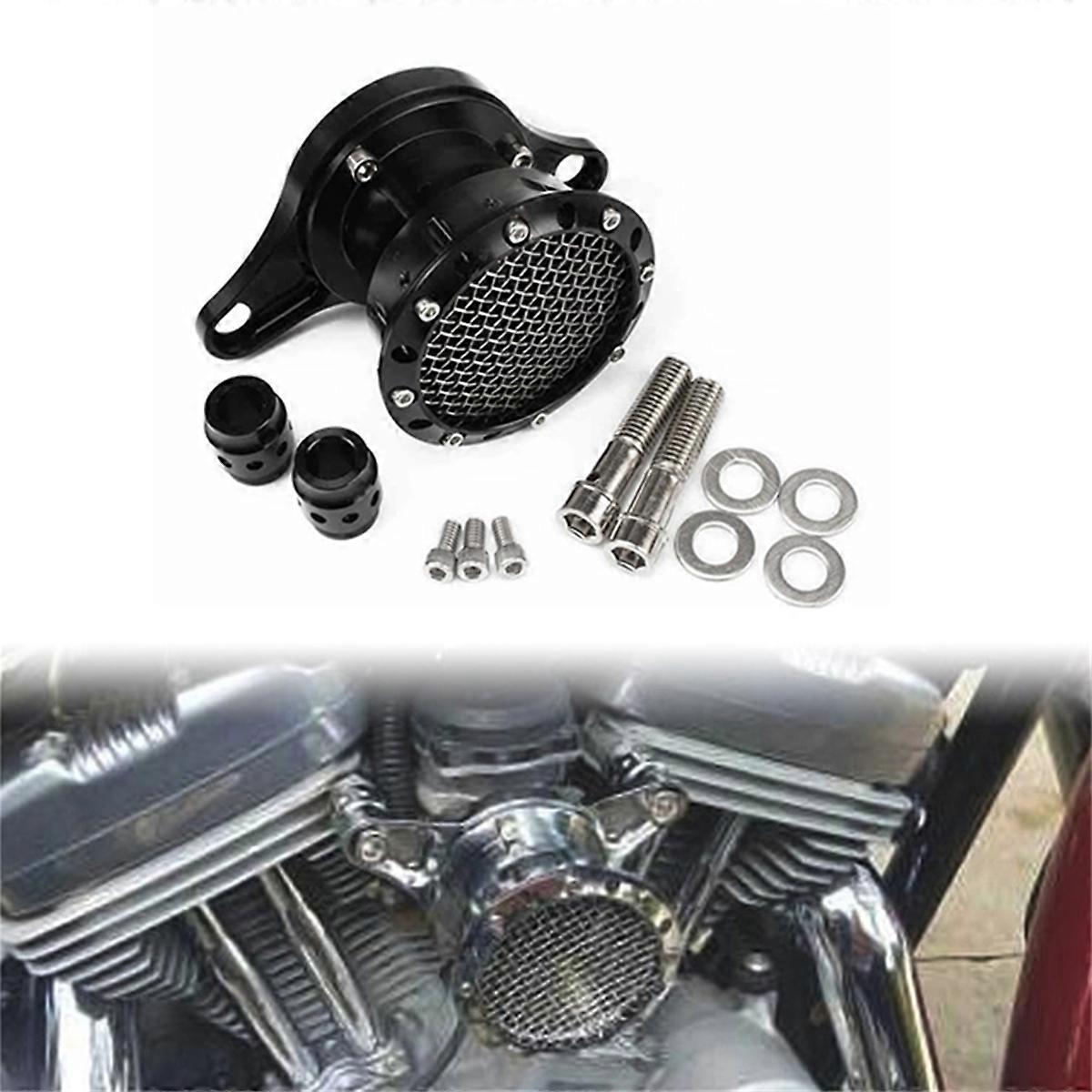 Motorcycle Retro Aluminium Air Filter Modified CNC Filter Accessories Air Cleaner for X48 XL883 XL12