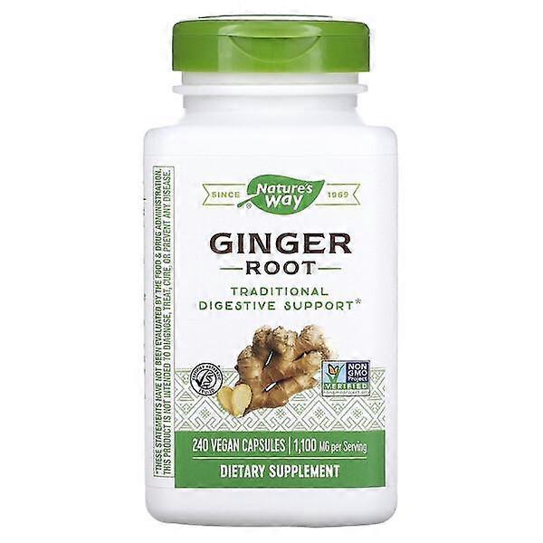 Nature's Way, Ginger Root, 550 mg, 240 Vegan Capsules