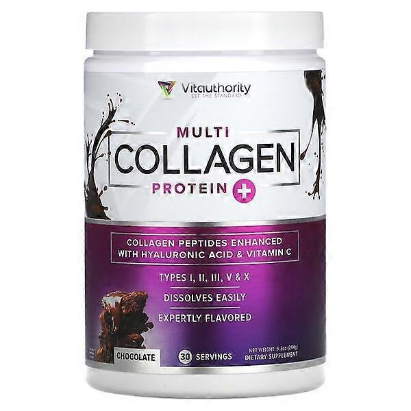 Vitauthority, Multi Collagen Protein, Chocolate, 9.3 oz (264 g)