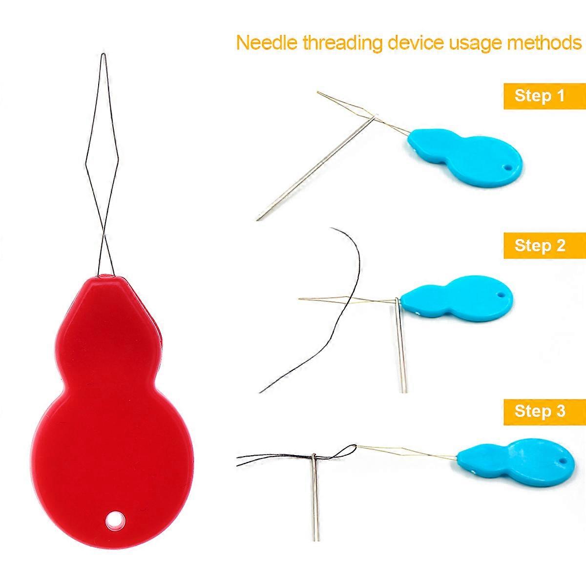 Hand Sewing Needle Threader Plastic Kit for Craft Projects 20Pcs