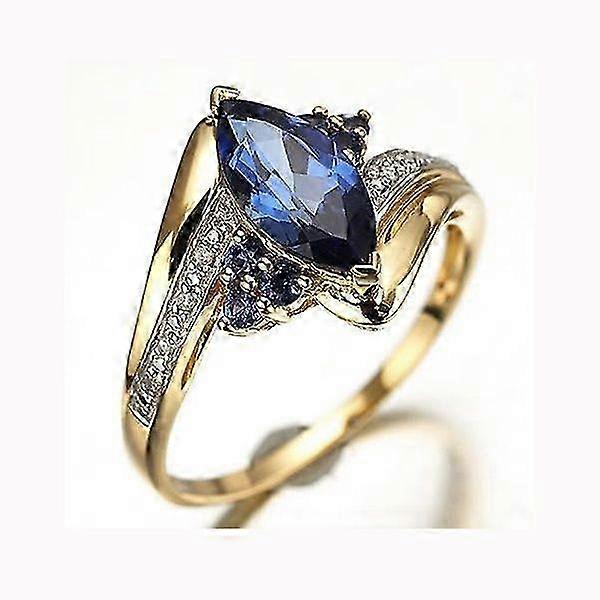 Ladies Blue Sapphire Ring
