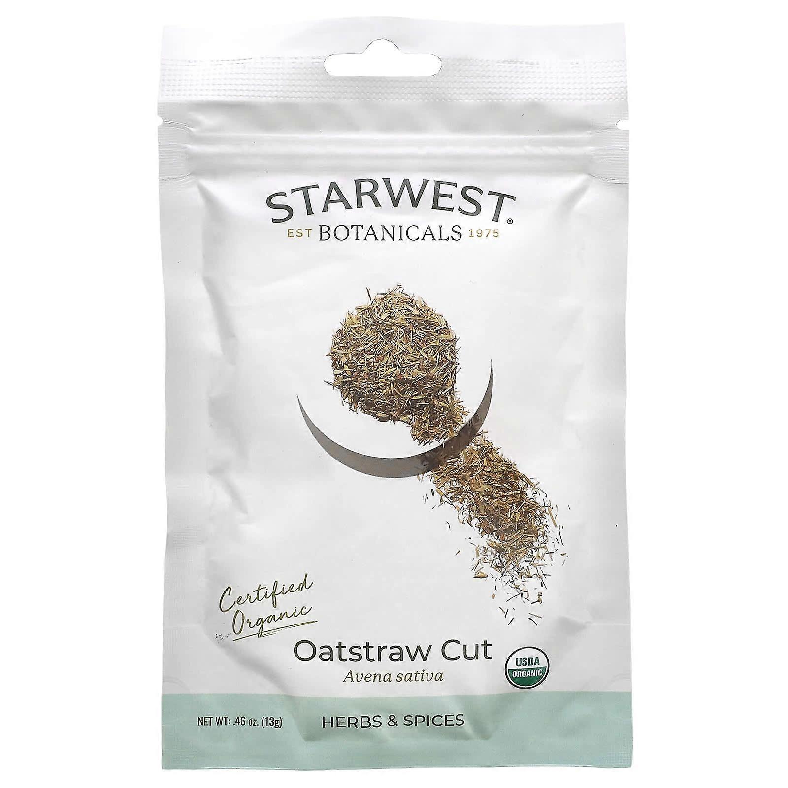 Organic Oatstraw Cut, 0.46 oz (13 g)