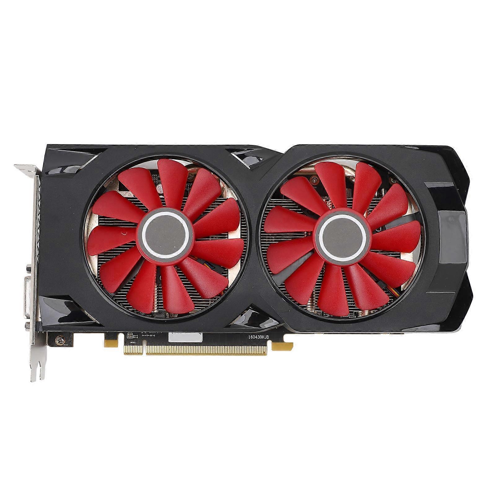 8 GB GDDR5 Grafikkort 256 Bit GPU för Gaming PC 8K Stöd för dubbla kylfläktar