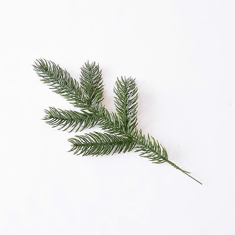 2pcs Artificial Pine Needles Branches Garland Green Plants Pine Needles