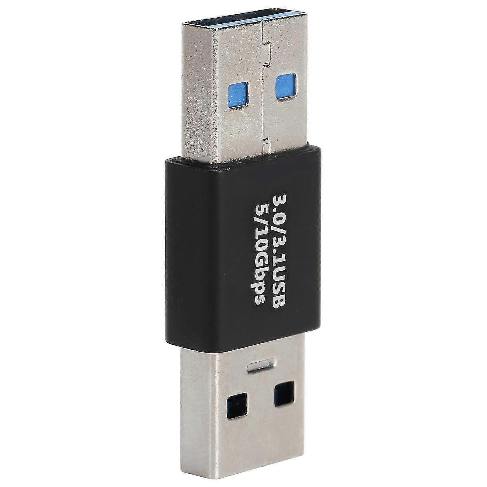 High Speed USB 3.0 TypeA Male to Male OTG Adapter Support Data Sync and Fast Charging 25-26s