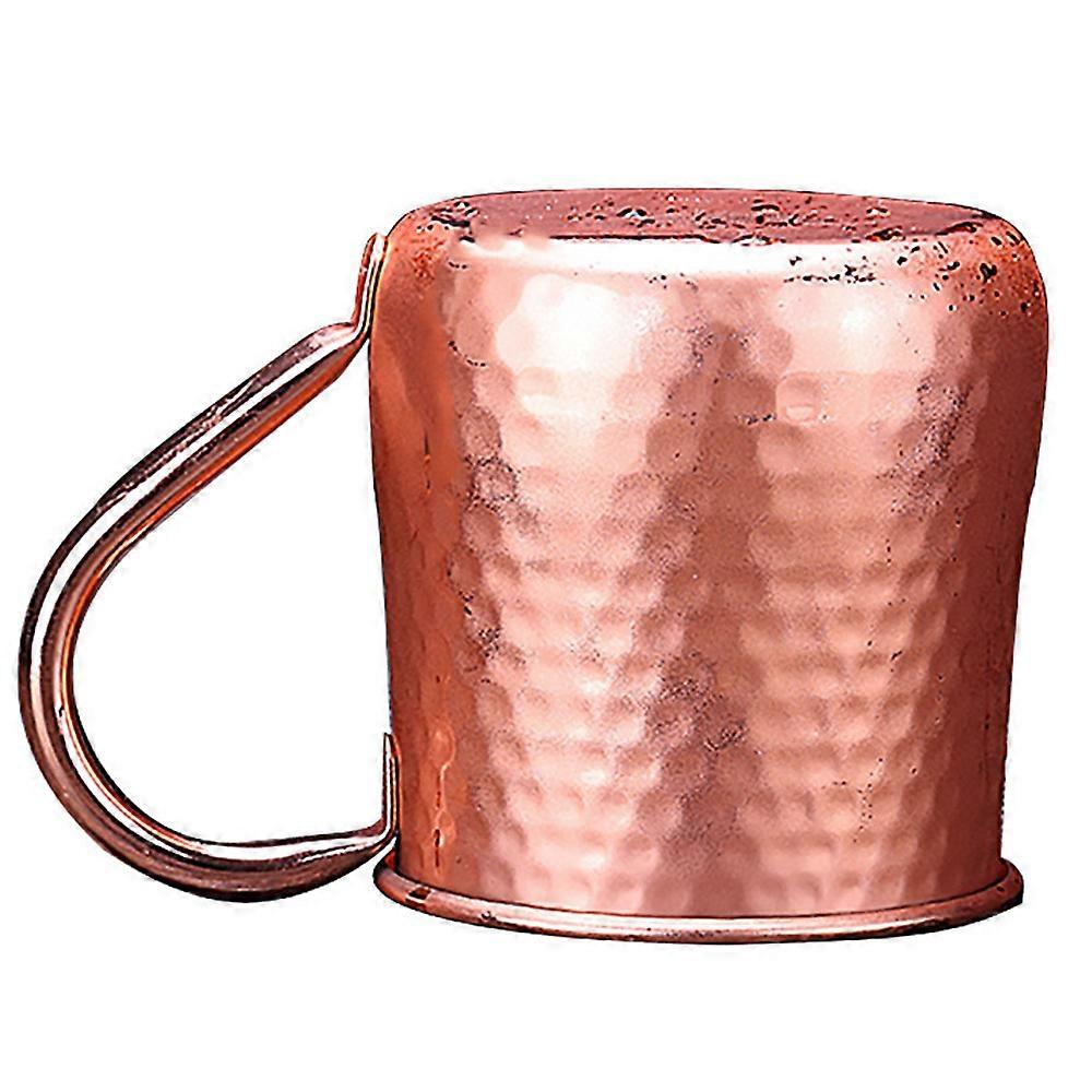 1 Pcs Hammered Copper Beer/Milk Mug,Handcrafted Cup,520ML