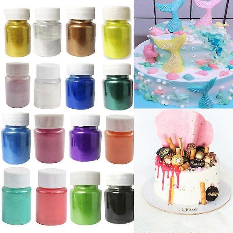 Multi-Color Edible Gold Powder Mousse Cake Fudge Macaron Chocolate Glitter Powder Gold Powder Baking Cake Color Decorating Tool