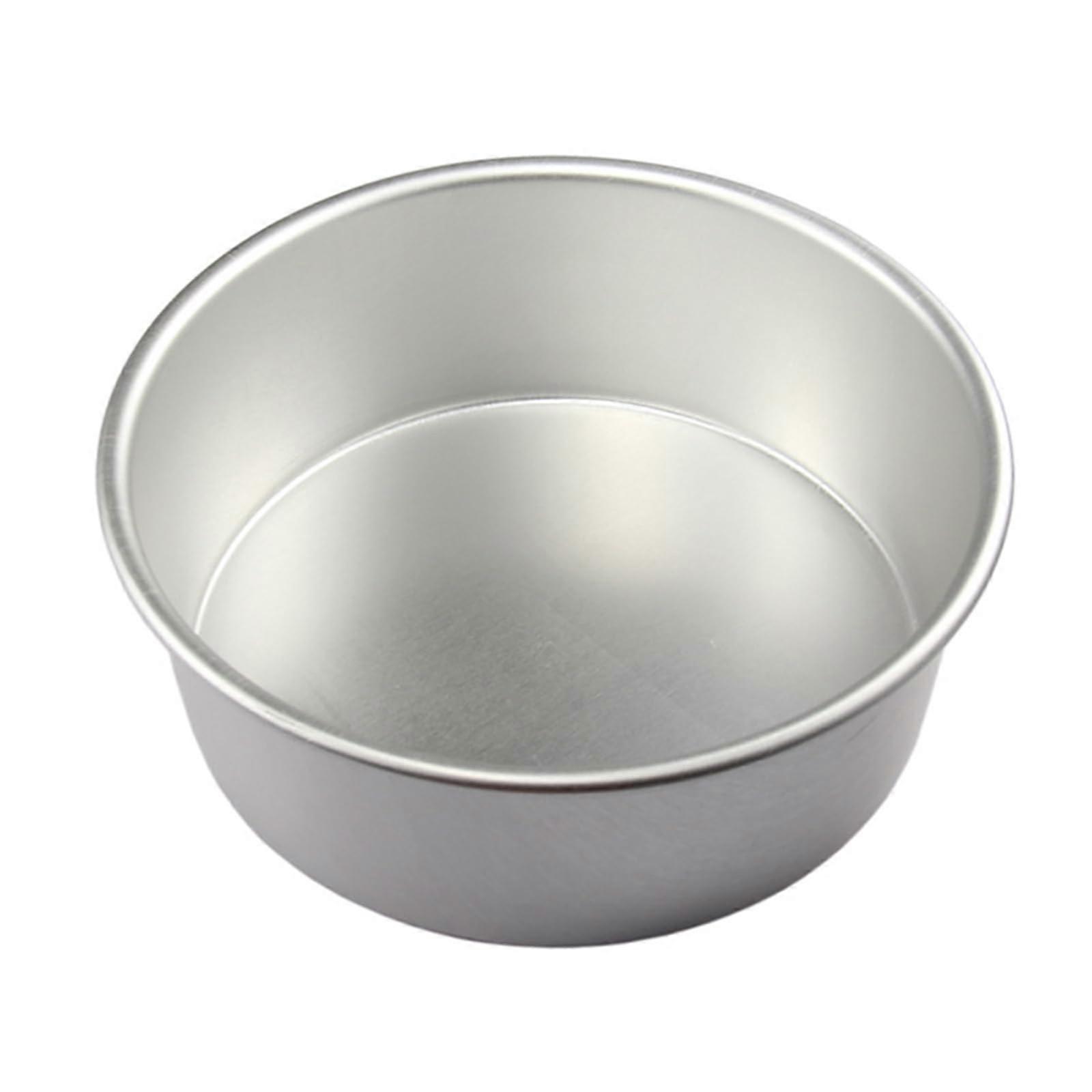 Round Seamless Cake Pan 412 Inch Aluminum Alloy NonStick Bakeware OnePiece Construction 10Inch Solid Base