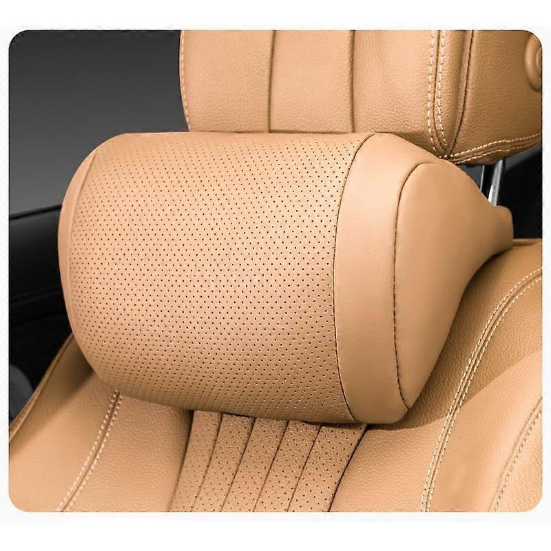 Car Headrest Pillow Compatible with SQ5 20182025 Memory Foam Neck Support Breathable Adjustable Brown