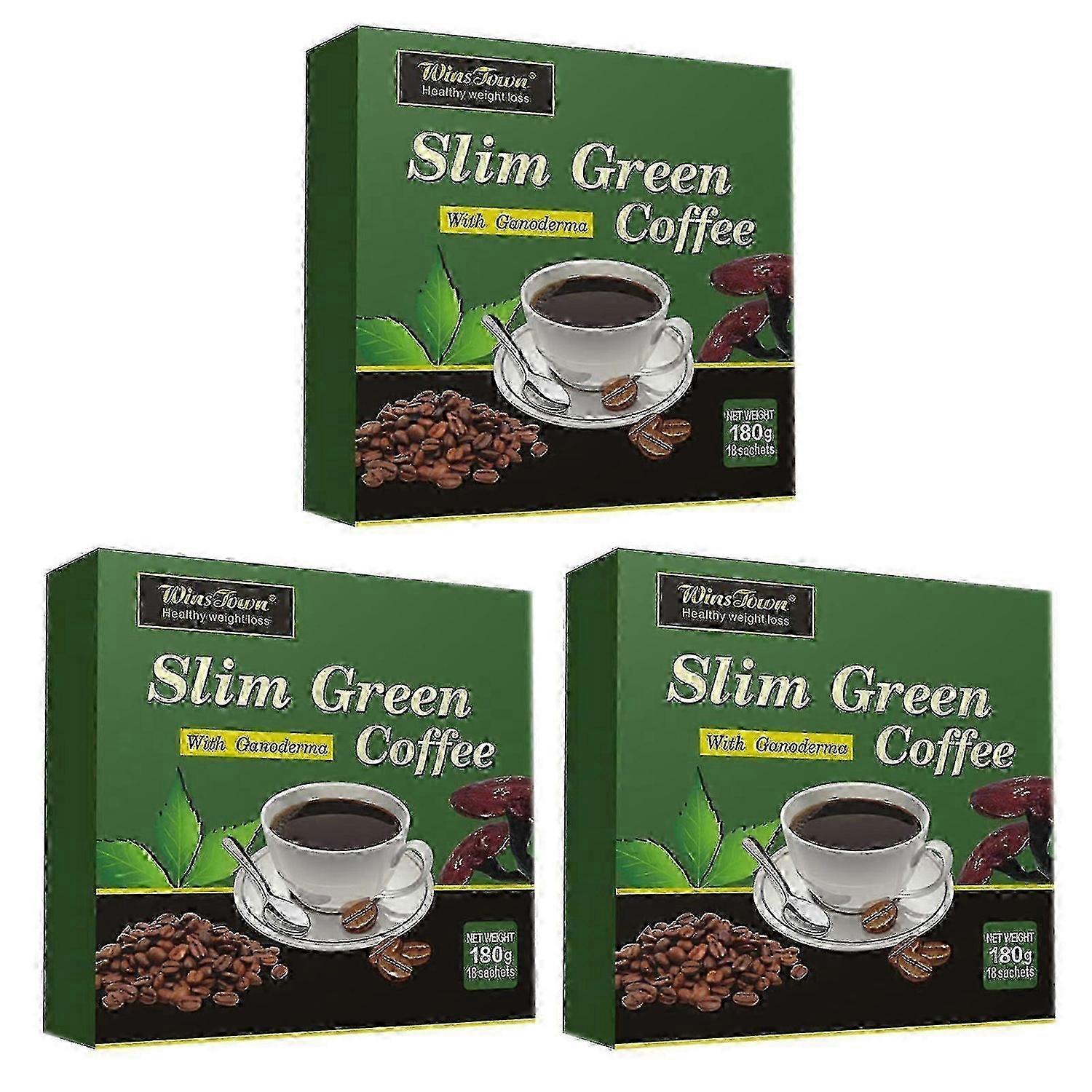 18-54 pezzi di caffè verde, caffè verde dimagrante con Ganoderma, caffè dimagrante per donne e uomini miao7