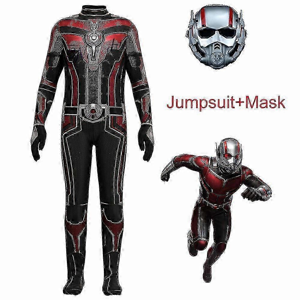 新しい 2023 アントマン 3 コスチューム キッズ 大人 アップグレード スーパーヒーロー マスク スーツ ジャンプスーツ 誕生日 パーティー 仮装 ハロウィン コスチューム ボリス