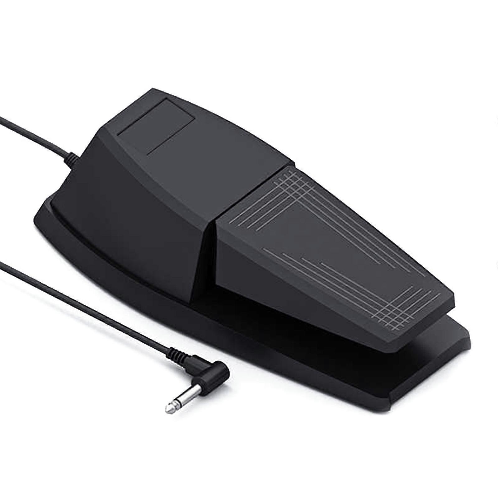 Piano Sustain Pedal Keyboard Foot Pedal ABS Texture Suitable for Digital Keyboards Instruments Nonslip Silicone Base Multicolor