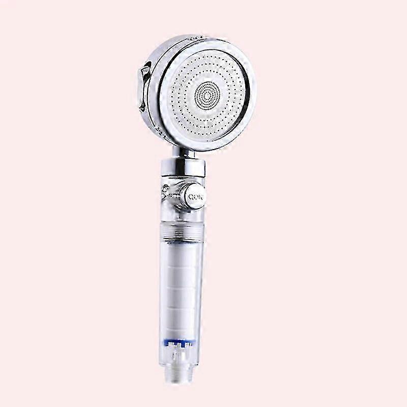 Exquisite Zhangji Bathroom 3 Modes Shower Head With One-button Water Stop Replaceable Filter Element High Pressure Water Saving Nozzle
