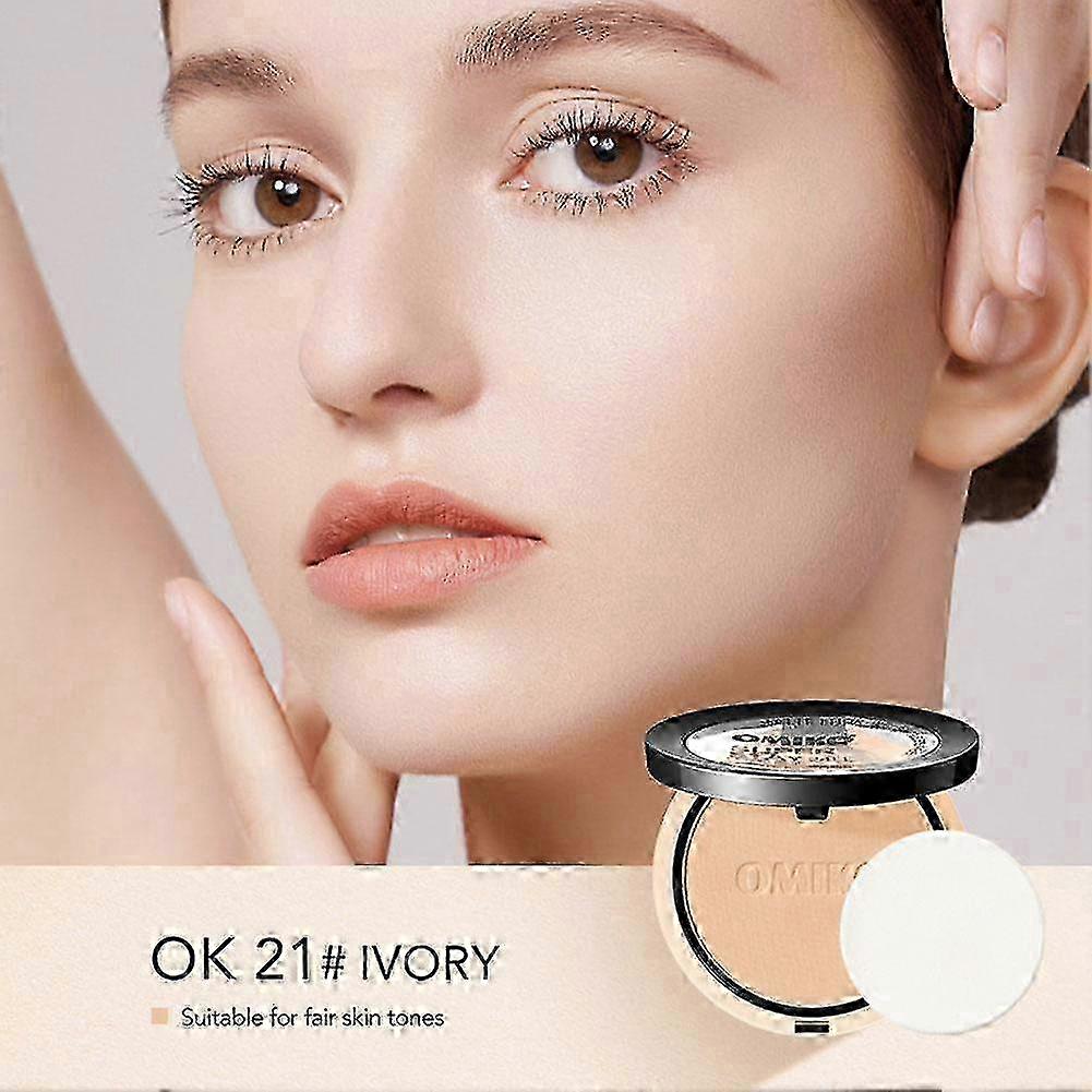 Pressed Powder Waterproof Longlasting Full Coverage Face Compact Setting Powder