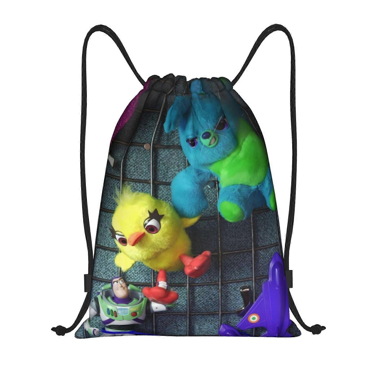 Toy Story Classic Drawstring Bag, Collapsible, Sports, Fitness, Drawstring Bag, Unisex, Beach Sports Travel Bag