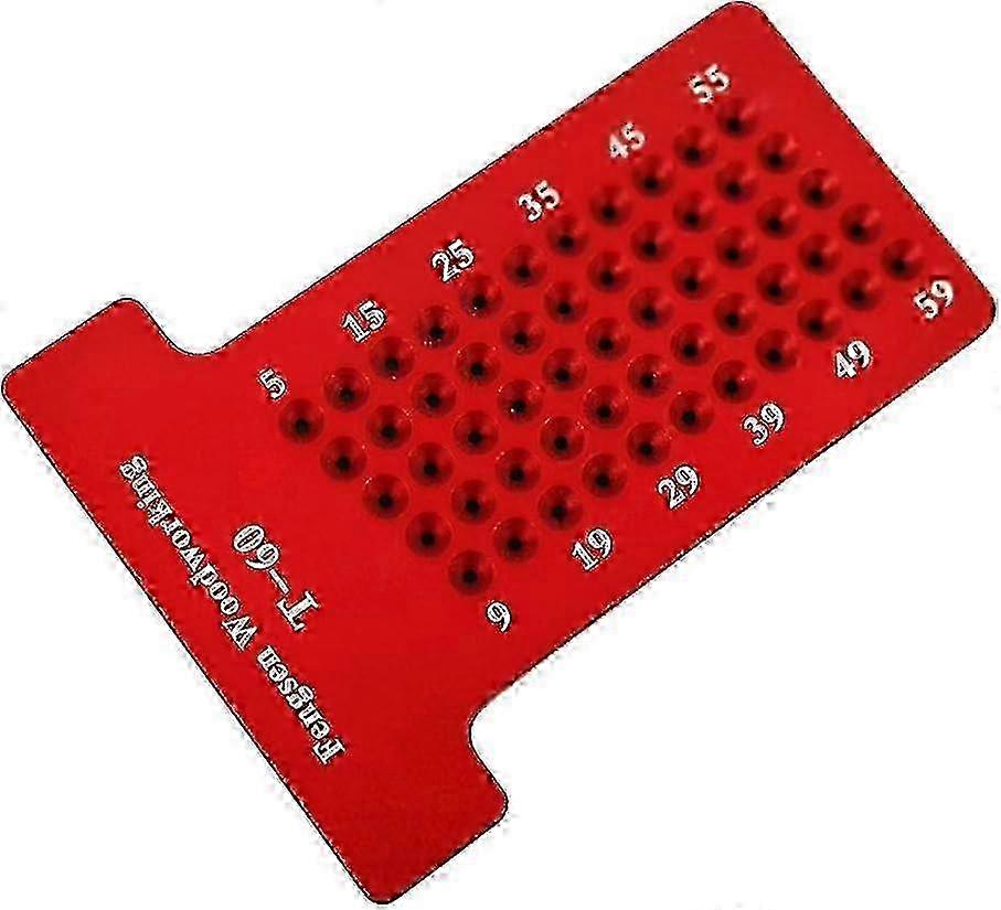 2024 T Ruler Measuring Ruler Precision Marking Aluminum Alloy Metric Woodworking Tool T60 Mini Scribe (t60)