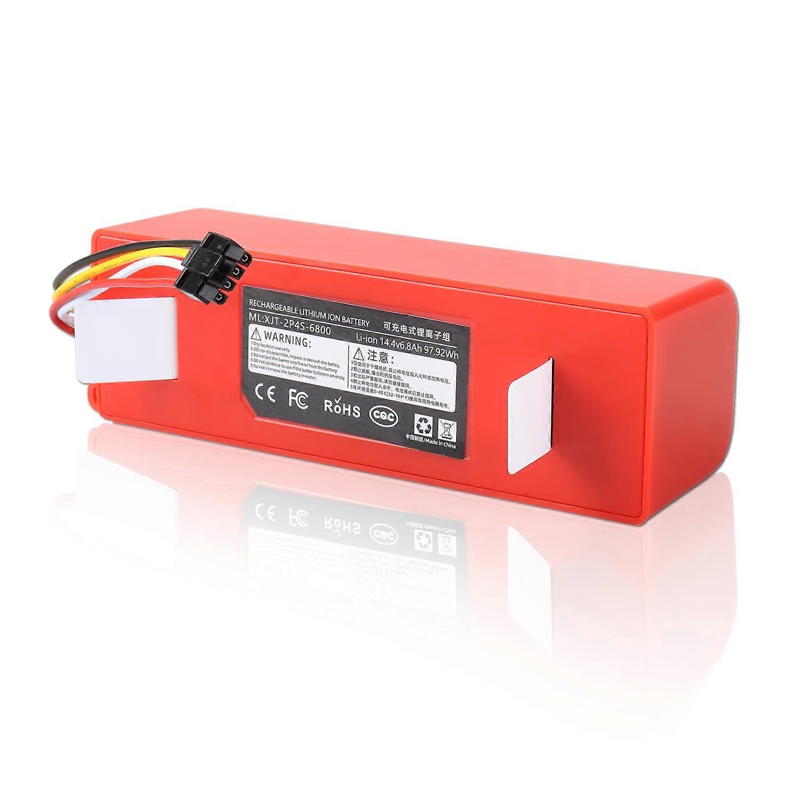 14.4V 6800mAh Replacement Battery for Robot Vacuum S5 S50 S51 S55 S6 S7 E4 E20 E25 E35 C10