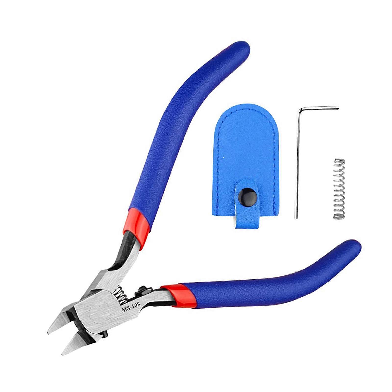 Professional Carbon Steel Model Nipper Single Edged Model Building Tool for Beginner Repair Fix Plastic Model Multicolor