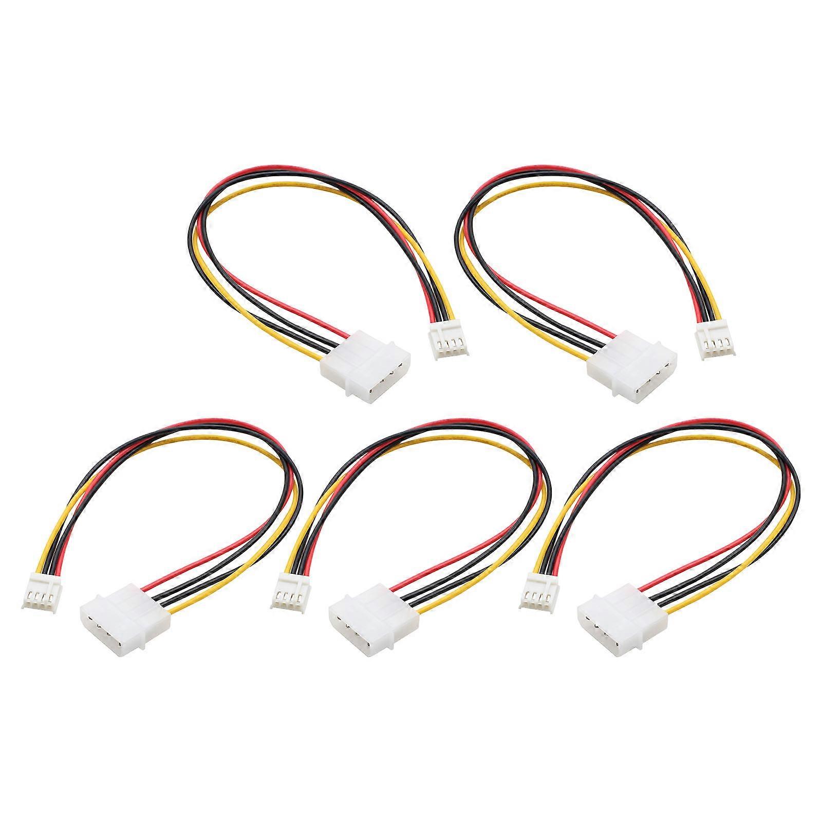 Big 4Pin to Small 4Pin Power Supply Cable To Floppy Drive Adapter Floppy Drive Connector Cord For Computer PC Multicolor