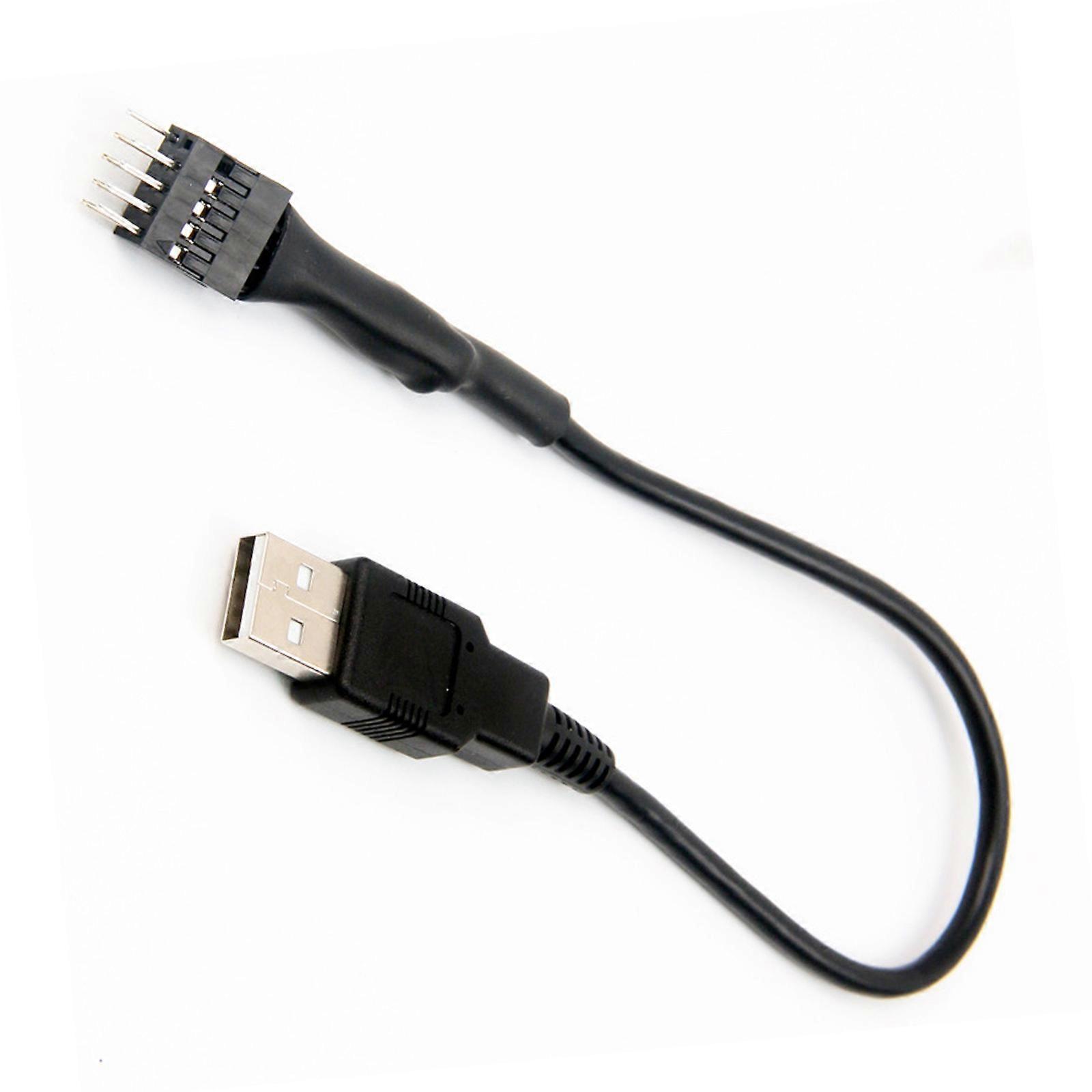 USB Male to 9Pin Motherboards Extension Cable for Secure Connection and Fast Data Exchange Multicolor