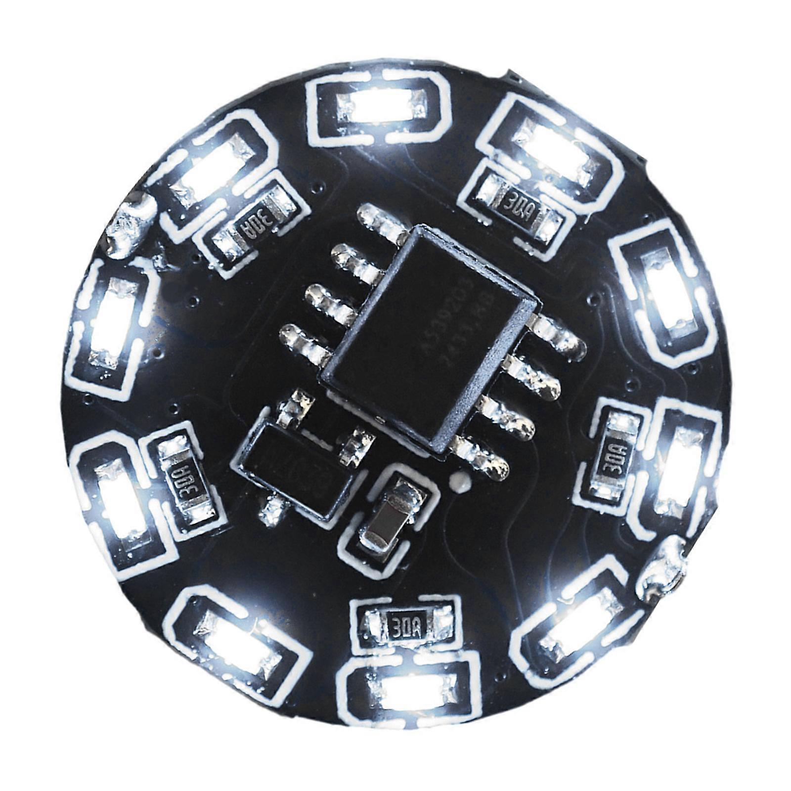 16 Mode Wireless Magnetic Induction LED Flow Light for Car Robot Model Toys with Memory Function Deep Sleep Mode  White