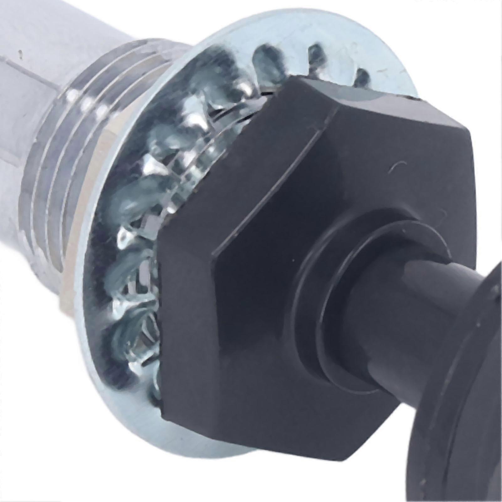 Polaris Fuel Plunger Primer Pump Replacement - Compatible with Cat, SkiDoo - Metal Kit with Hose Adapter