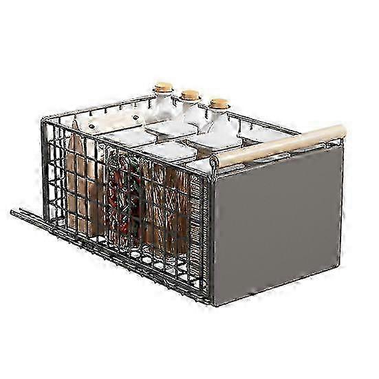 Storage Drawer Rack Self-adhesive Sliding Rail No Drilling Foldable Heavy Duty Load Capacity Easily Pull-out Cabinet Organizer Seasoning Spice