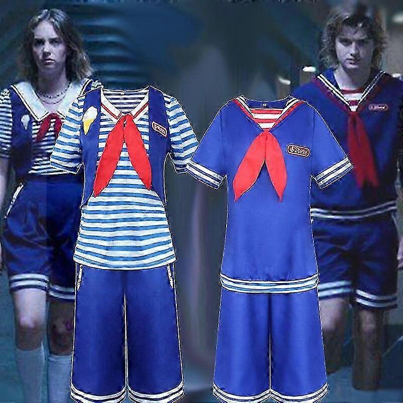 غريب كوسبلاي الأشياء 3 زي روبن ستيف هارينغتون المجارف أهوي الكبار بحار موحدة هالوين كرنفال حزب بدلة