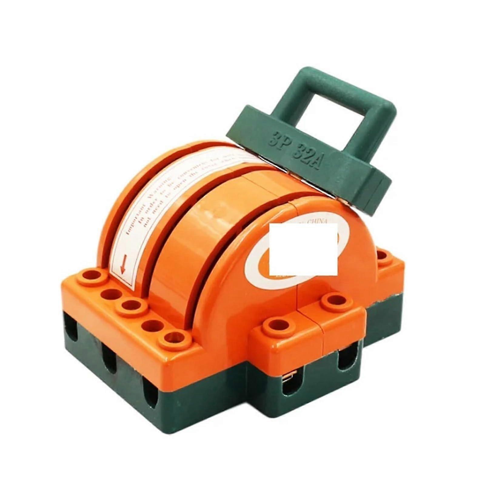 3P Three Pole 30A Double Throw Knife Disconnect Switch 220V/380V, Industrial Grade, 3-Phase