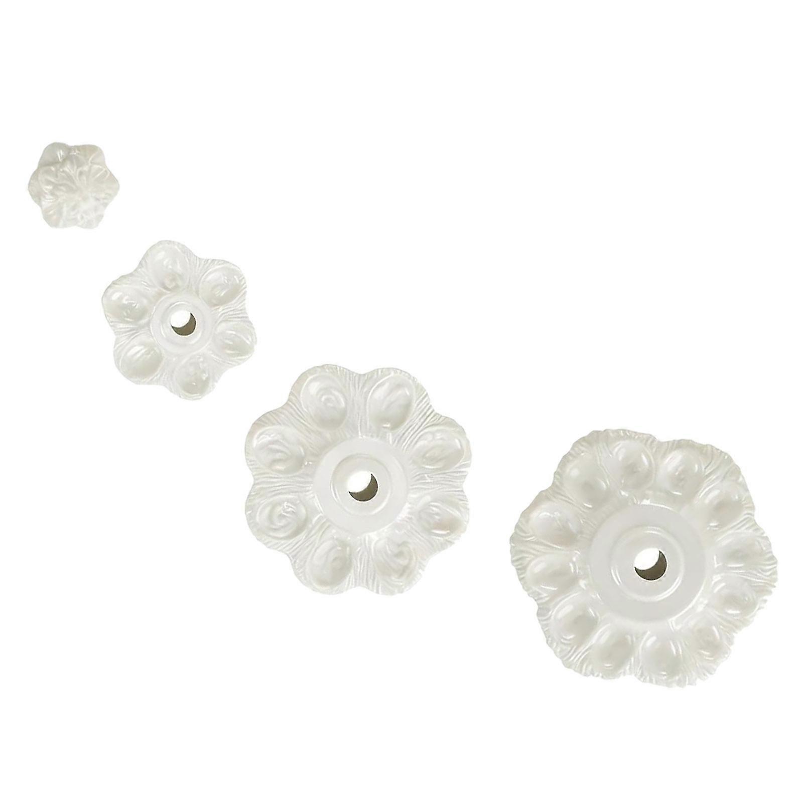 Sturdy Resin Christmas Tree and Kitchen Tray for Deviled Eggs Storage Decoration Purpose  White 26cm