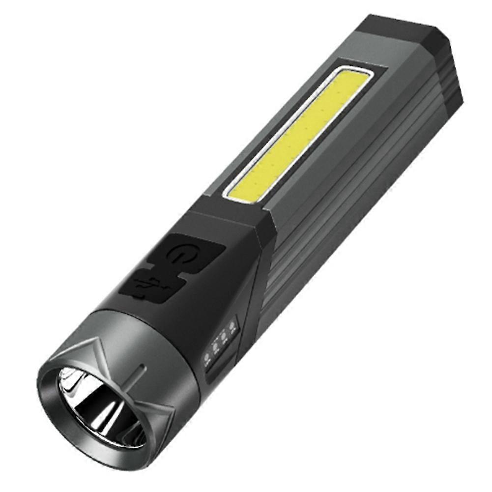 Multifunctional Foldable Flashlight COB Side Light Working Flashlight Outdoor Lighting Flashlight