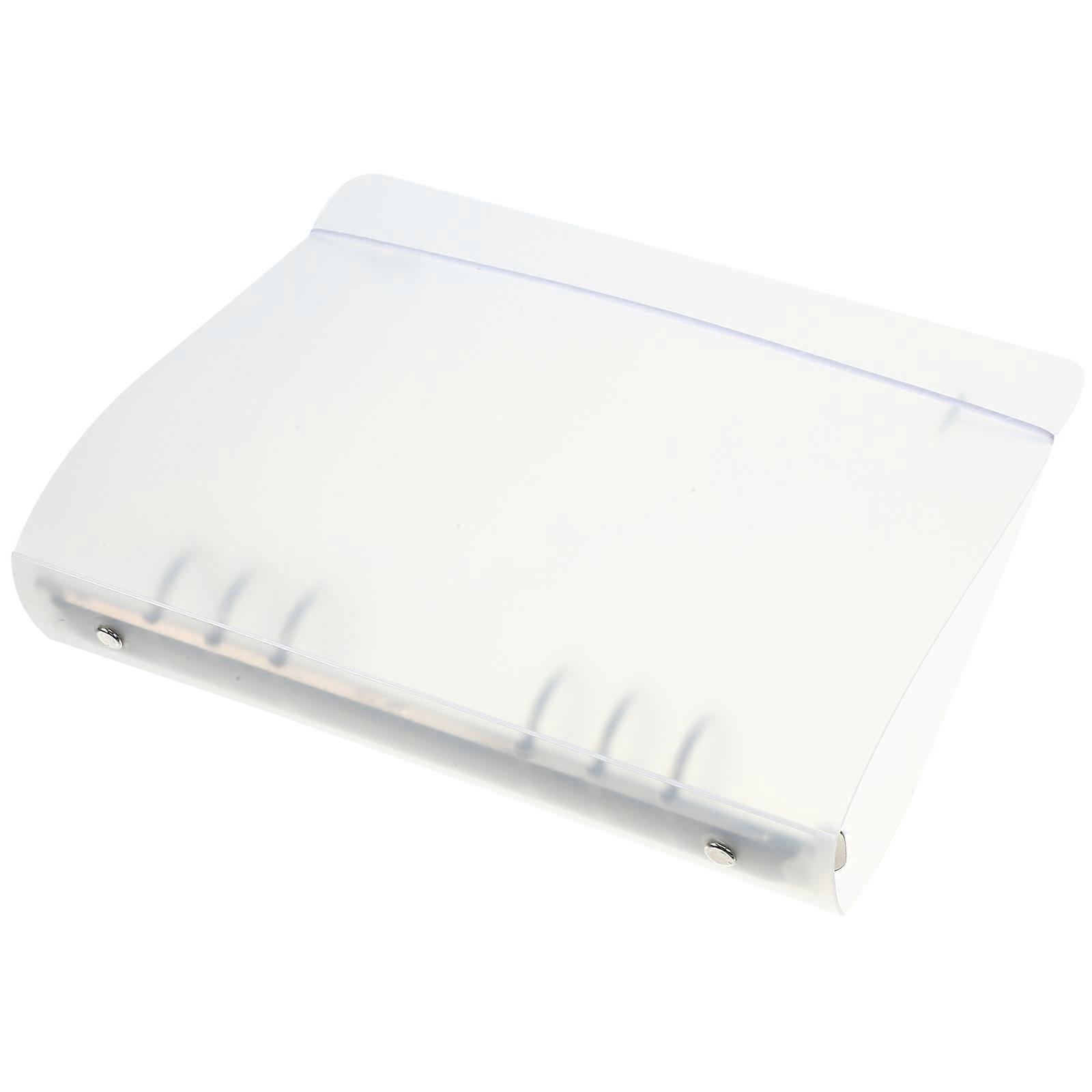 Handbook Shell Reusable Binder for Classroom Use 2Pcs White Notebook Shell