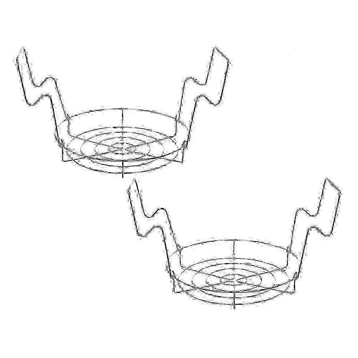 2Pcs 21.5-Quart Water Bath Canner with Jar Rack KitchenwareDoes not include pot