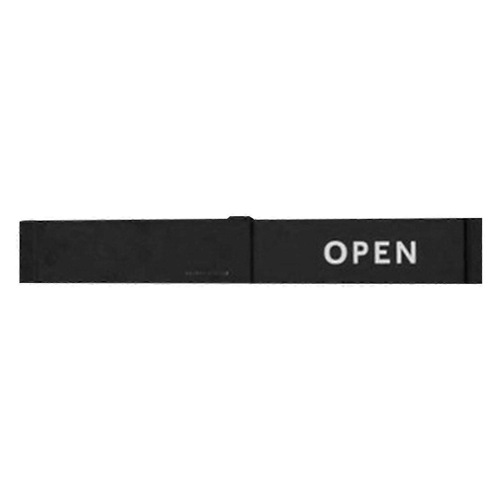 x Open/Closed Sliding Sign for Shop Entryway,Weather-resistant Window Reminder, Sturdy Easy Reading Notice Board