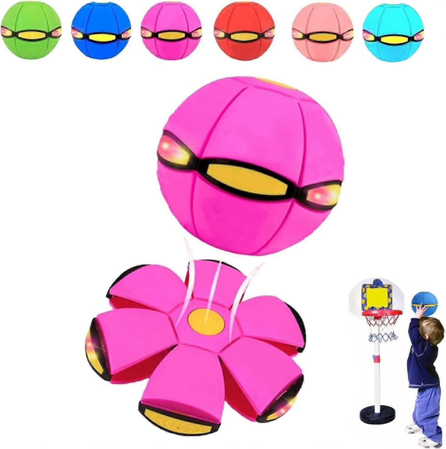 Superior Magic Bouncing Ball, Children's Bouncing Ball, Parent-Child Interaction with Lights, Dual Form Freely Switchable, for Educational Body Exerci