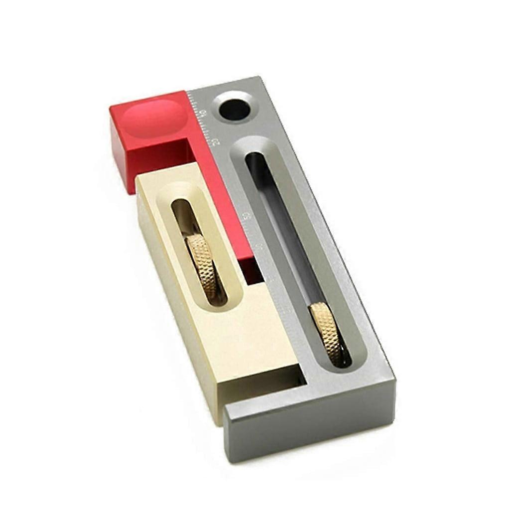 lulshou Table Saw Slot Adjuster Mortise and Tool Movable Measuring Block Length