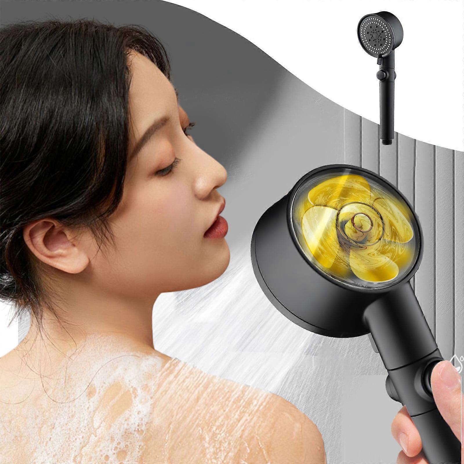 Kayannuo Shower Head 5 Modes, Pressurized Water Stop, Filter, compatible with standard hoses. Free Size.