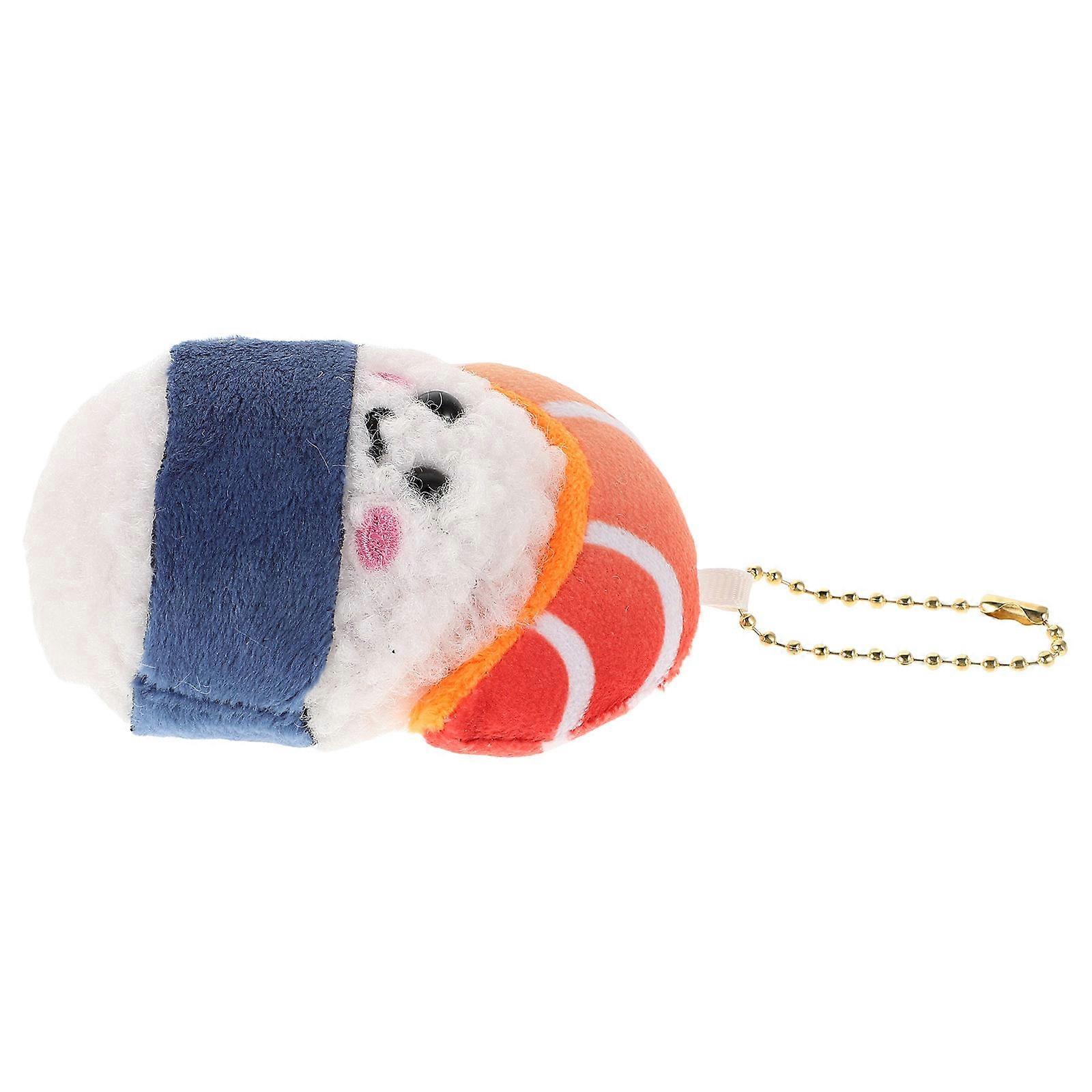 Imitation Food Keychain Daily Use Multi Plush Decorative Item 1Pcs