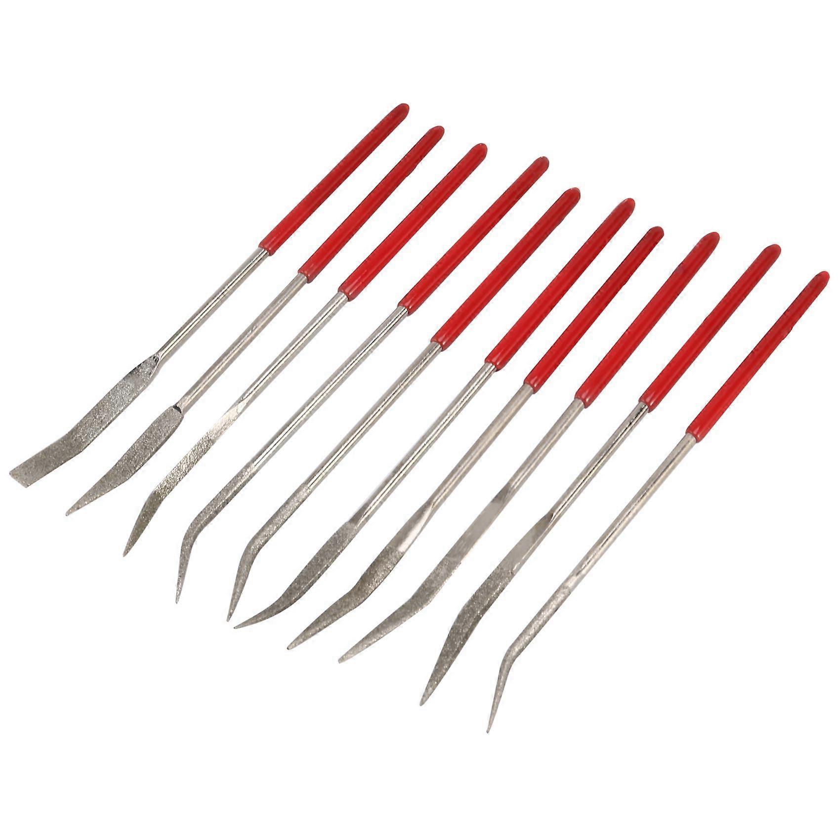 Curved Mini Diamond File Set Needle File Set Coated Diamond File Metal File Set