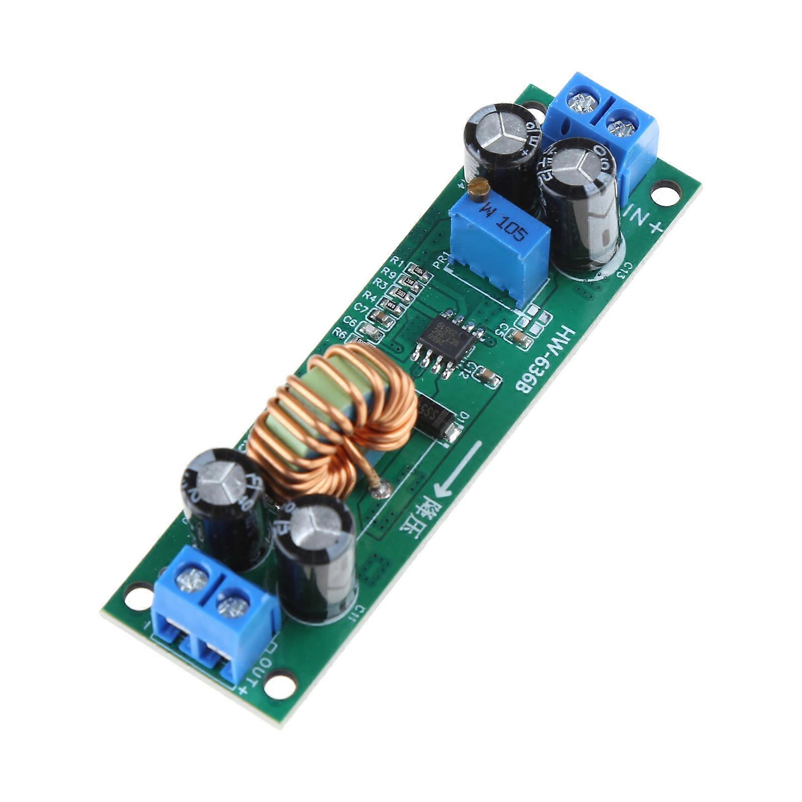 10A DC-DC 6.5-60V to 1.25-30V Adjustable Converter Step Down Module  Green