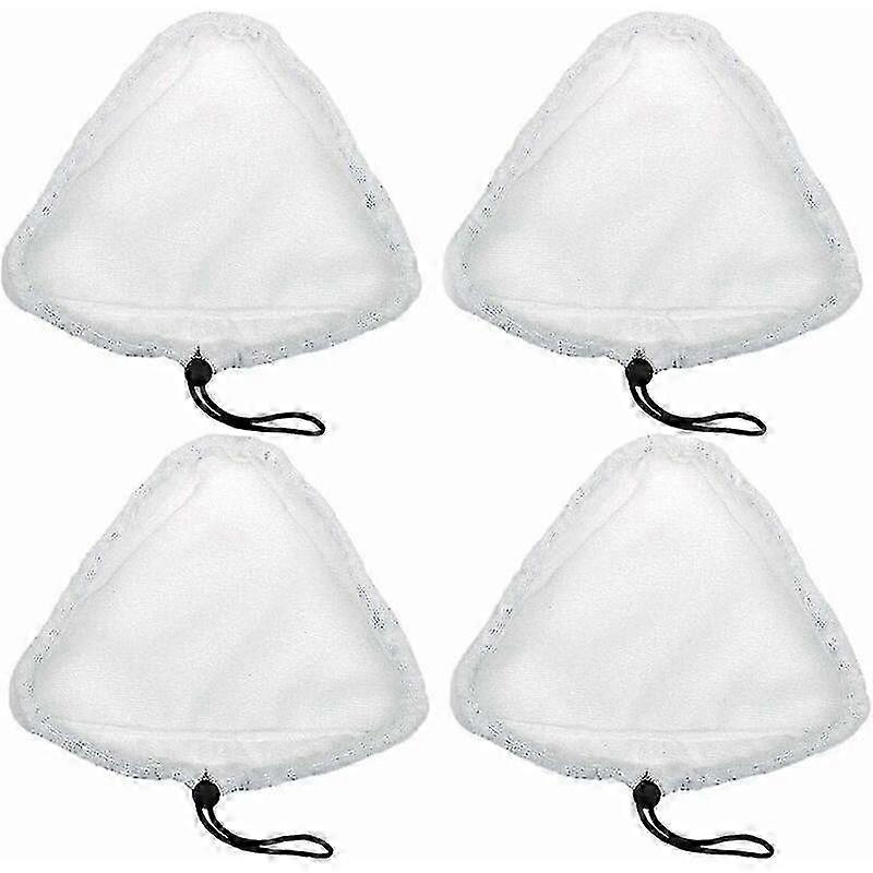 4 Pieces Triangular Microfiber Steam Mop Pads - Universal for Steam Mops